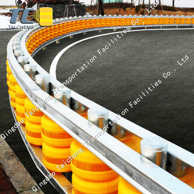 Beli Highway Rotating Guardrail Untuk Kecepatan Berputar tajam Disesuaikan Dan Perlindungan Red Cliff online manufacture