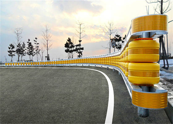 Good price Dampak Resistant Energy Absorbing Drum Safety Roller Barrier Untuk Perlindungan Jalan on line