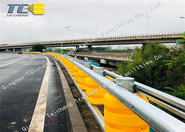 Beli Galvanis Rail Safety Roller Barrier System Pu Rol Kuning Tahan Karat online manufacture