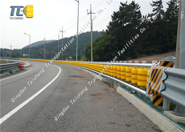 Beli Keselamatan Jalan Raya Road Roller Barrier Bergulir Pagar Kuning Anti Korosi online manufacture