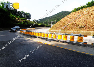 Beli AASHTO M180 Yellow Roadside Crash Barriers Anti Crash Mudah Dirakit online manufacture
