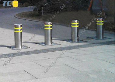 Good price Automatic Steel Parking Pillar / Smart Bollards IP68 stainless finish 130kg Berat 3,5s Kecepatan buka on line