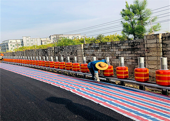 EVA Filled Safety Rotating Guardrail Melindungi Pengemudi Penumpang