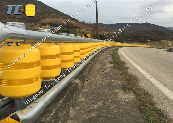 Lalu Lintas Jalan Raya Jenis Rolling Safety Crash Barrier Eva Highway Safety Roller Guardrail