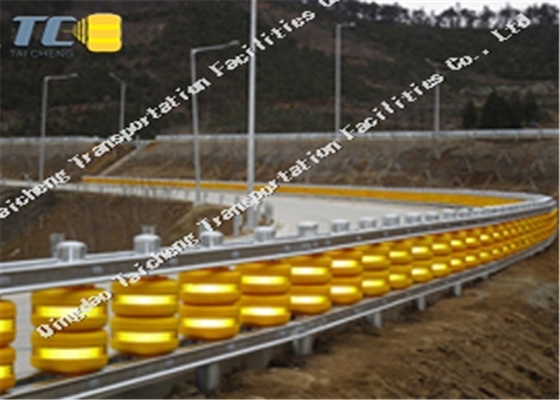 Bucket Ganda Q235 Q345 Road Rolling Barrier Dapat Disesuaikan