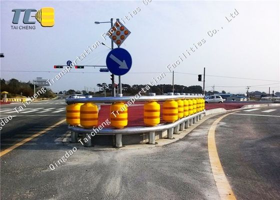 Good price Yellow Rolling Guardrail Barrier Untuk Fasilitas Transportasi Mobil Kecelakaan on line