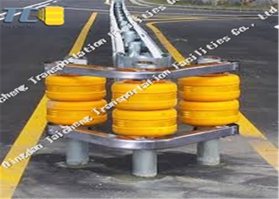 Keselamatan Lalu Lintas Eva Bucket Rolling Anti Crash Guardrail Road Roller Barrier