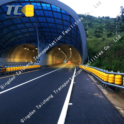 Keamanan Lalu Lintas Jalan Raya Kecepatan Rolling Barrier Crash Untuk Guardrails