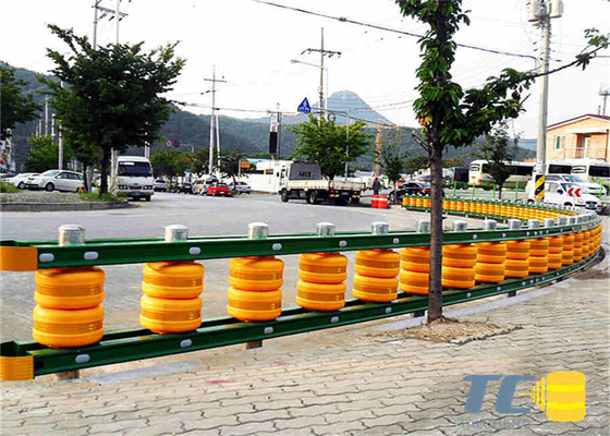 Highway Safety EVA Roller Barrier Untuk Kendaraan Dan Pelindung Jalan