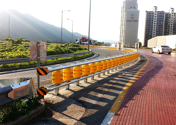 EVA Material Highway Protective Traffic Safety Rotary Barrel Roller Barrier Penghalang