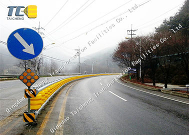Good price Hambatan Keselamatan Konstruksi Dengan Rol Polyurethane, Bridge Guardrail on line