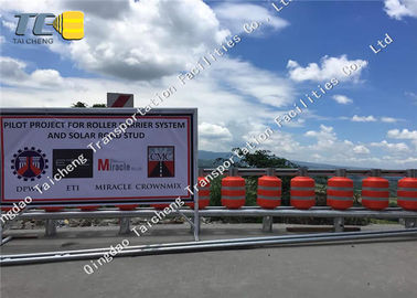 Good price Hot Dip Galvanizing Roller Crash Barrier Fasilitas Transportasi Pagar Pembatas on line
