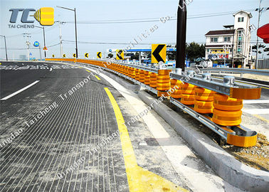 Diameter 370mm Strip Reflektif Highway Roller Barrier