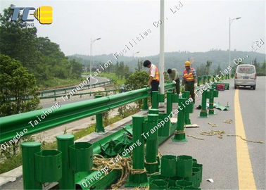 Good price Highway W Beam Crash Barrier Dua Pagar Baja Bergelombang Tahan Karat on line