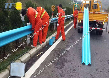 Good price Anti Karat SS W Beam Crash Barrier, Thrie Metal Beam Crash Barrier on line