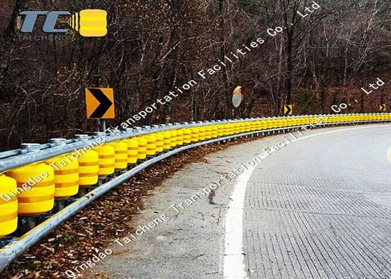 Good price AASHTO M180 Jalan Raya Roller Barrier EVA / PU Bergulir Pagar Pembatas on line