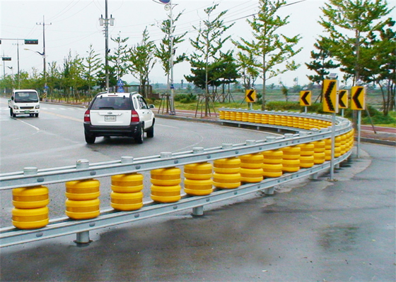 EVA Diisi Bahan Highway Roller Barrier Ramah Lingkungan