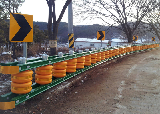 Kustomisasi PU EVA Highway Rotating Barrier Guardrail