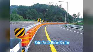 Jalan Raya Pagar Pembatas Roller Barrier Jalan Lebih Aman